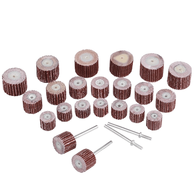 黑兰活柄百叶轮磨头抛光8-12mm