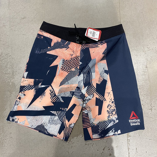 锐步CrossFit男速干透气短裤