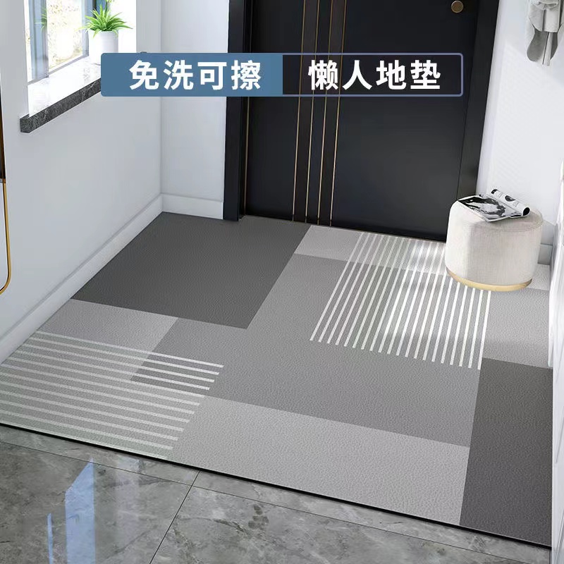 免洗进门地垫可拖洗PVC防水防油