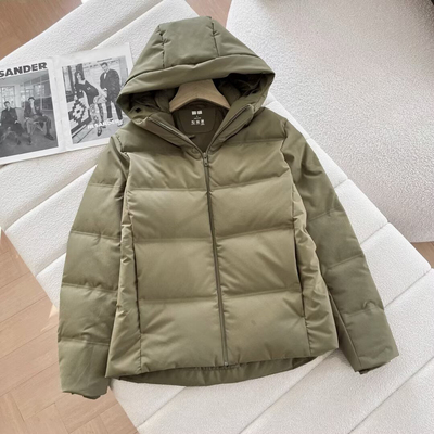 uuu羽绒服冬季男女装无缝羽绒连帽外套/羽绒服保暖休闲夹克470077