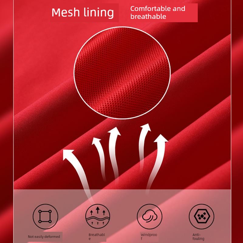 志愿者红色背心定制印花标志经典双层网眼内衬背心秋冬工作服