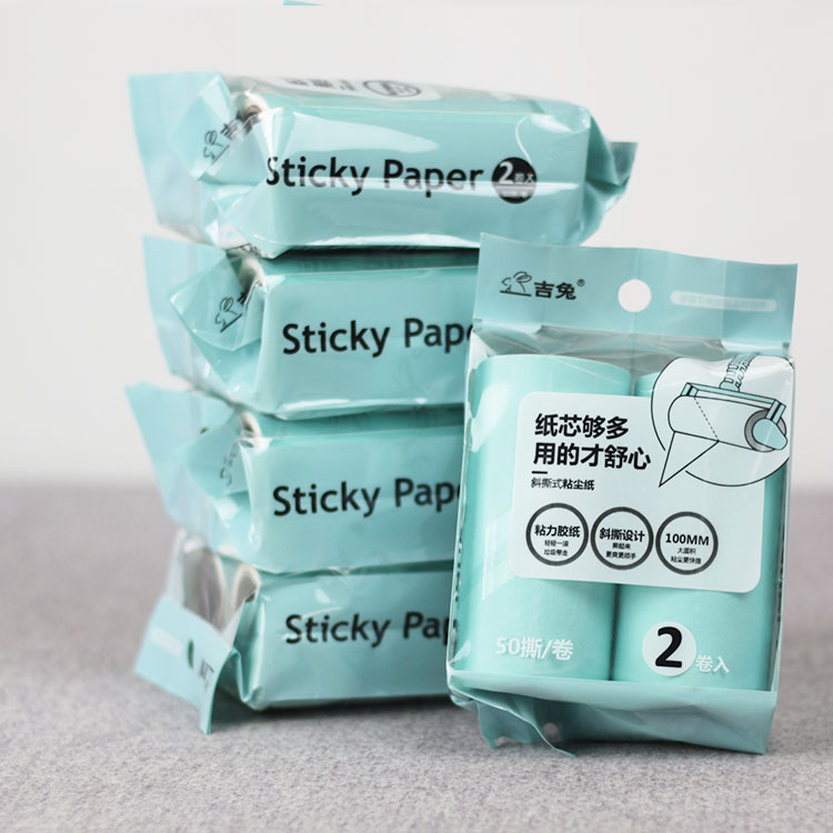 吉兔斜撕除尘粘毛替换纸