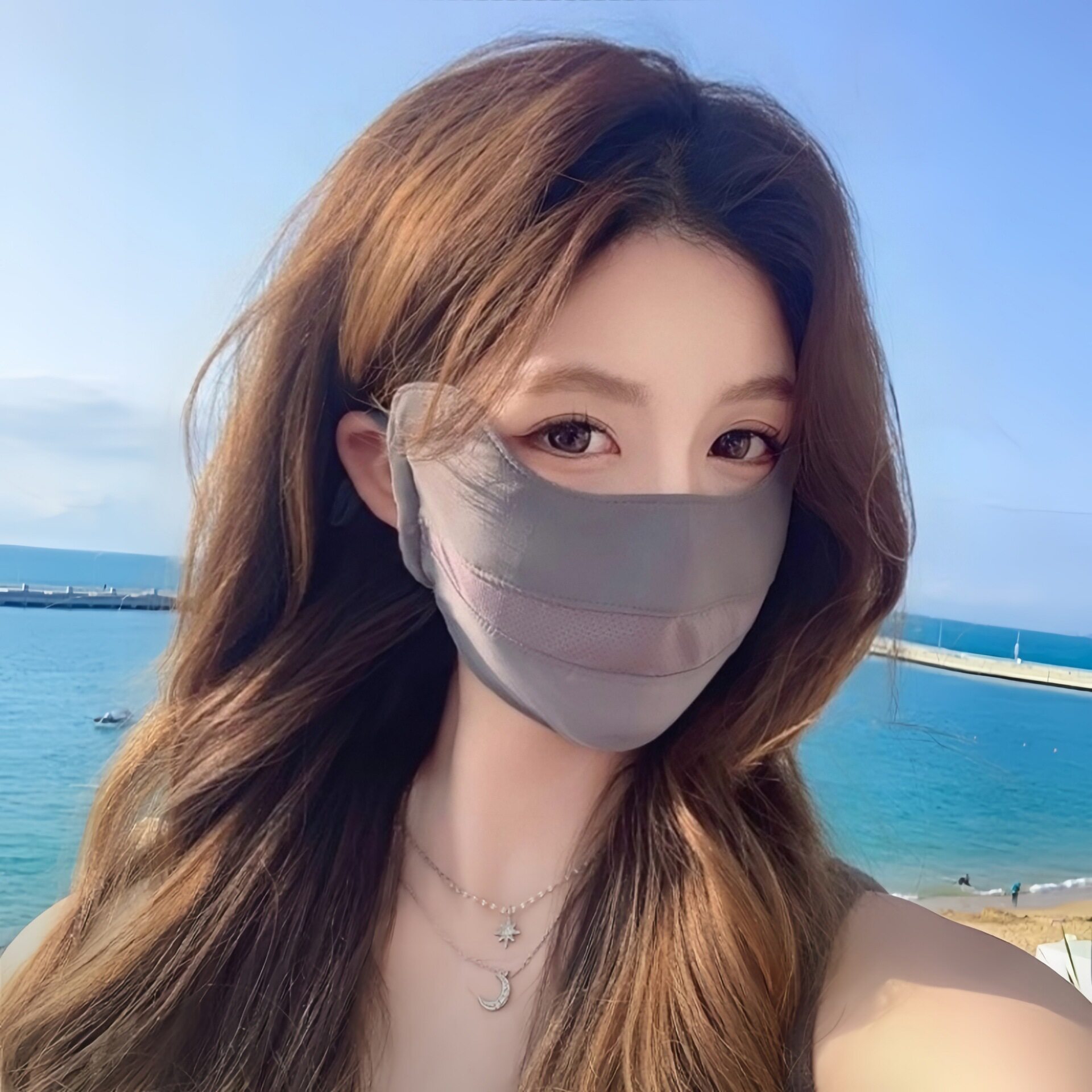 高颜值3D立体防晒骑行面罩