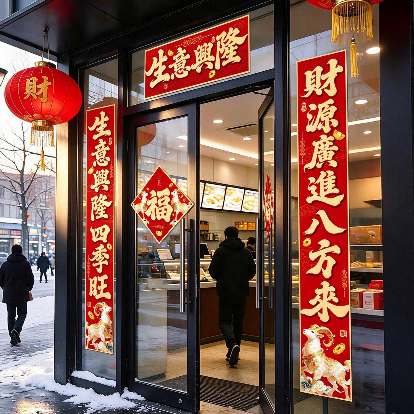 生意兴隆春联2027羊年福字