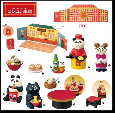饭店商店街树脂摆件拍照