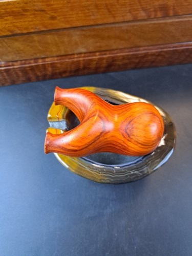 花梨木原木无漆无蜡掌中宝口袋弹弓可把玩可户外实战弓高82外门52