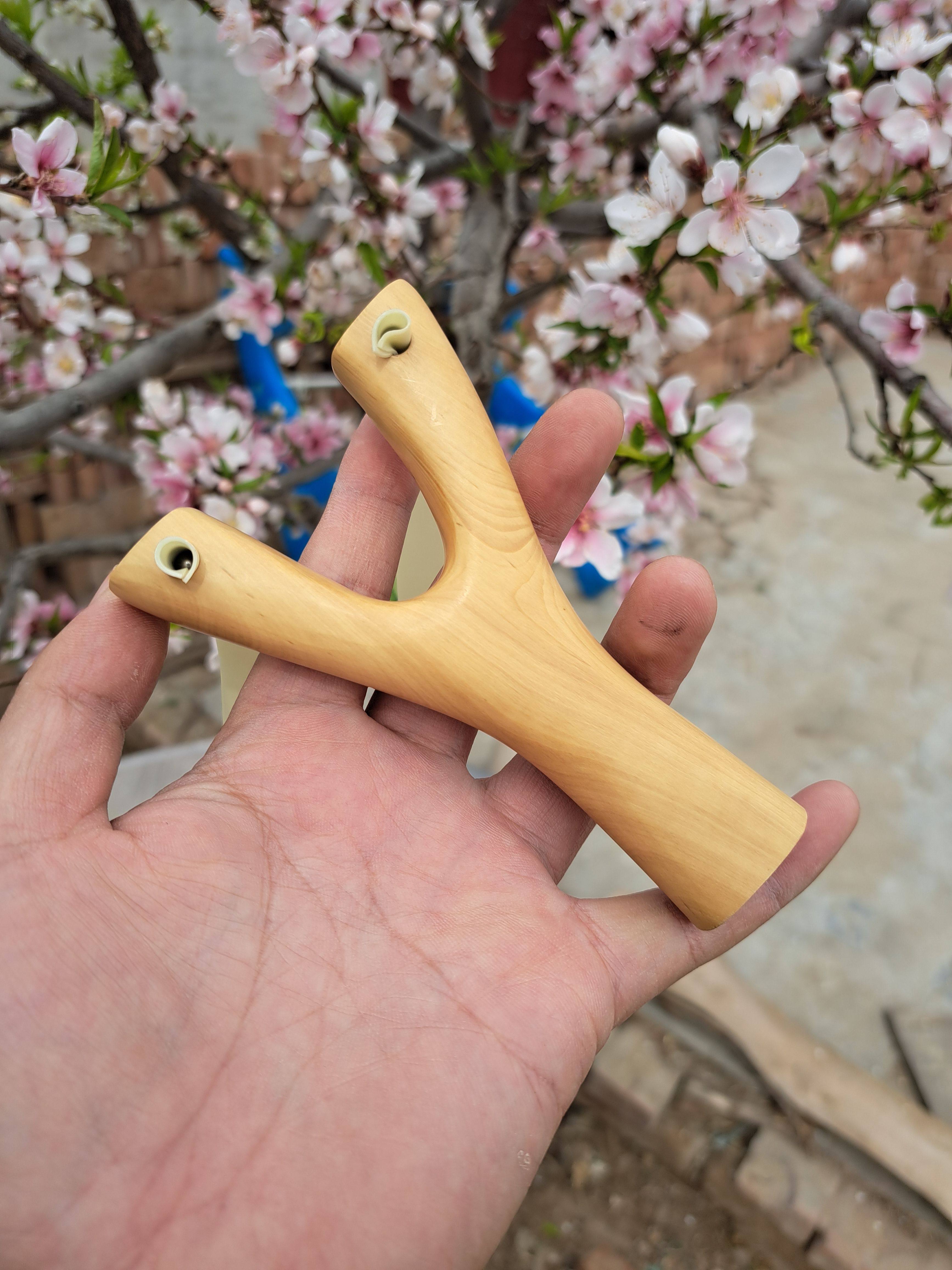 小叶黄杨老料卡球弹弓高密度树杈型弹弓扁皮筋圆皮筋都可以用的卡