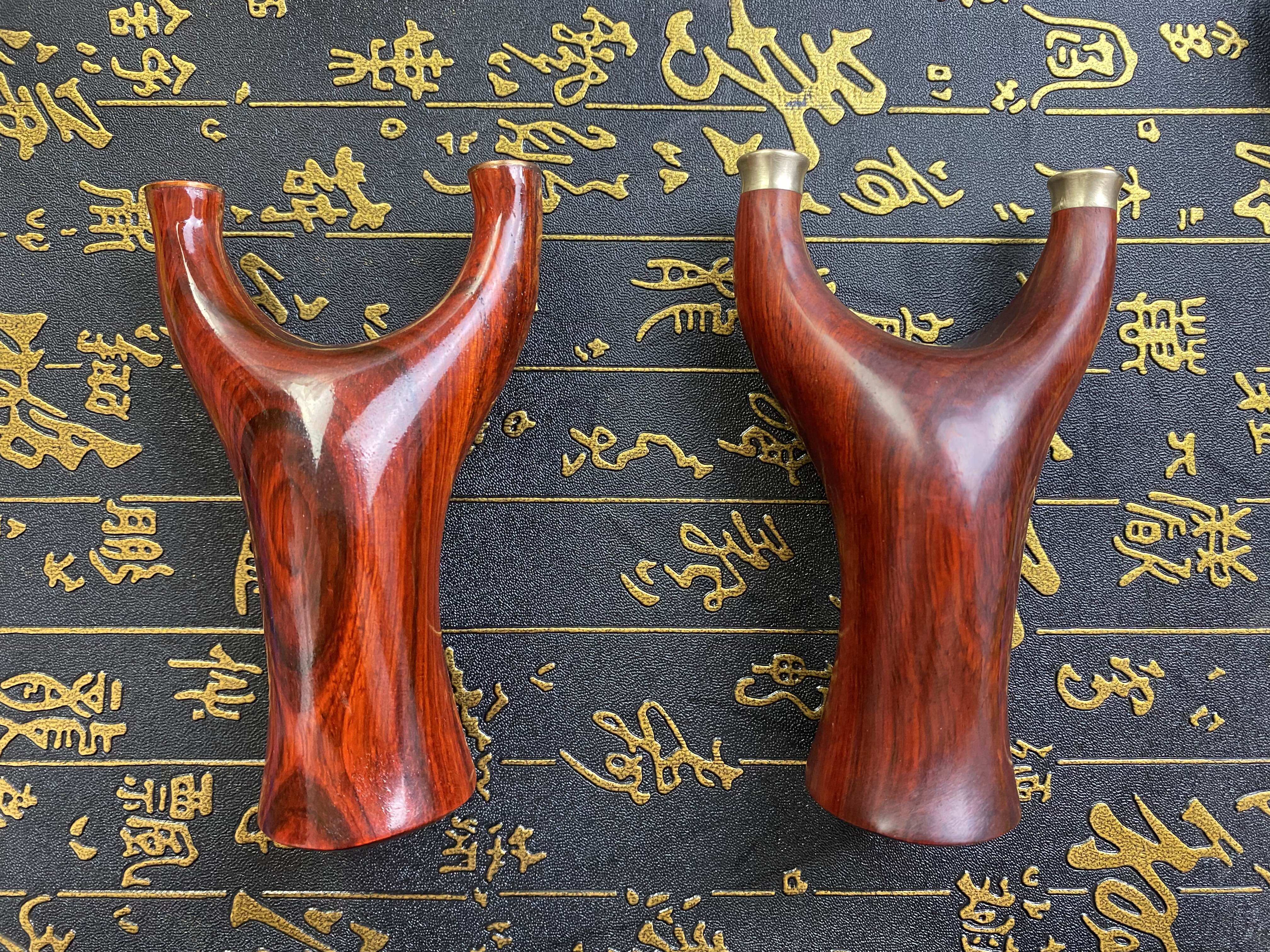 允德公紫檀沉水铜头扁皮弓