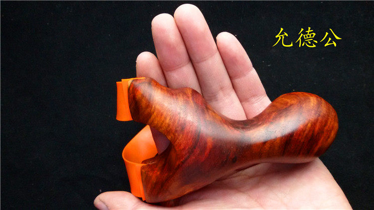赞比亚小叶紫檀反曲免绑款皮筋扁皮筋纯木质弹弓 正宗血檀过顶弓