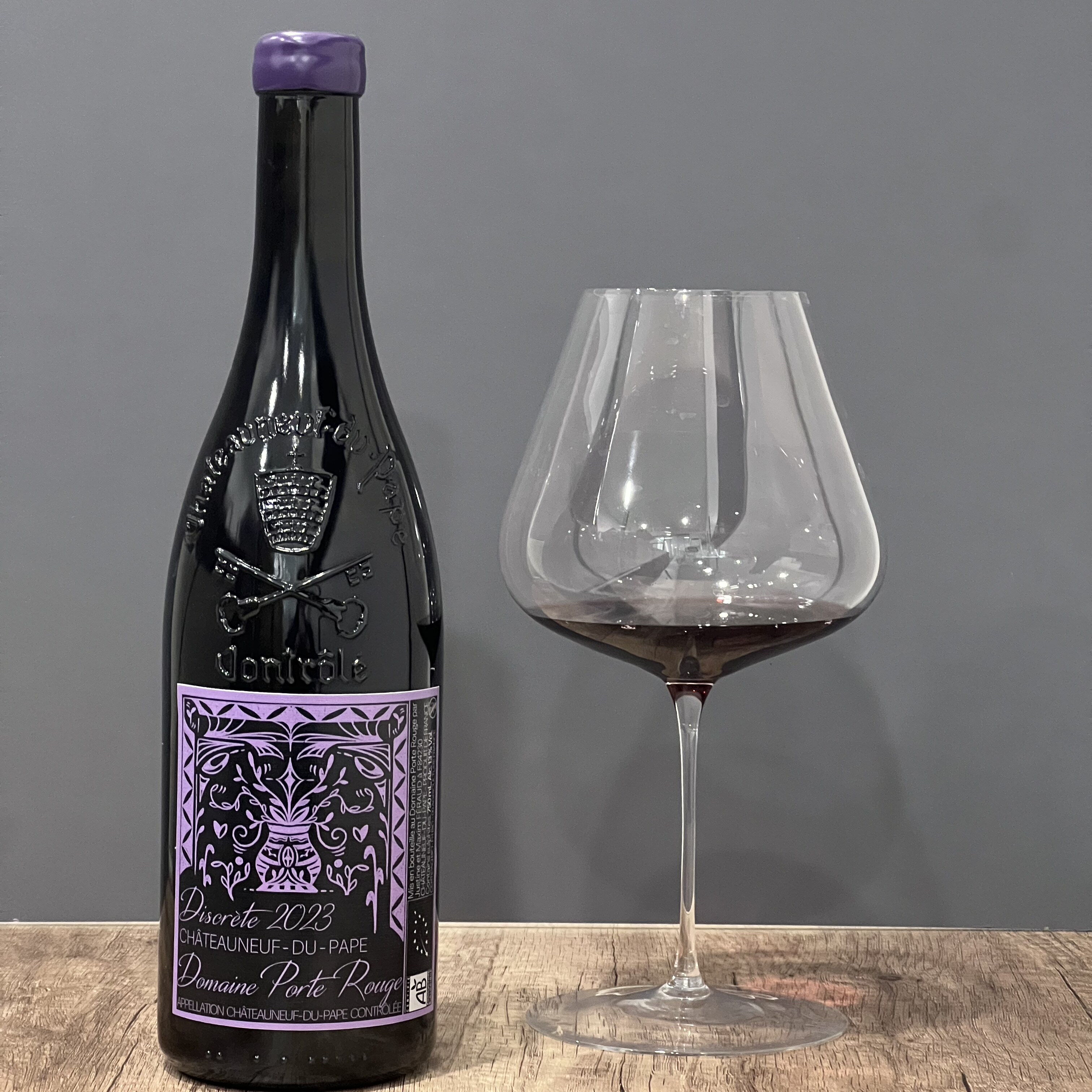 法国教皇新堡产区红门酒庄迪塞特Discrete干红葡萄酒入口醇厚