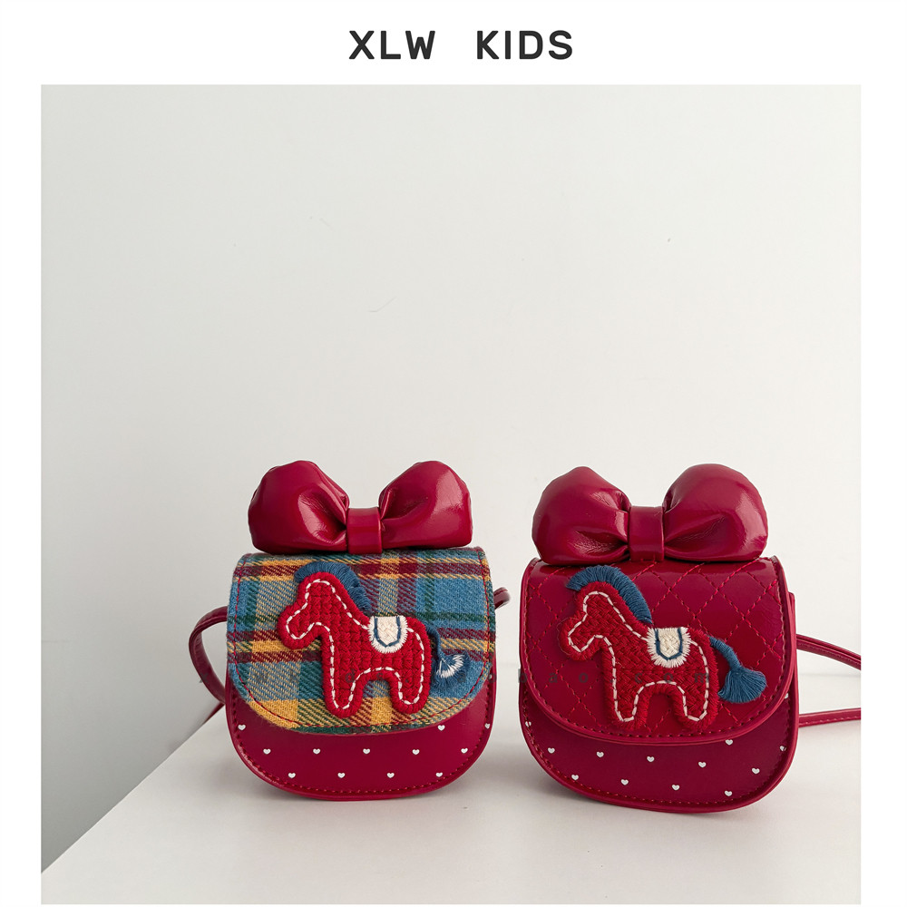 2026新款女童可爱斜挎包卡通蝴蝶结小马新年红包女孩单肩包零钱包,玩具/童车/益智/积木/模型,斜挎包/拎包/腰包,淘宝优惠券,粉丝福利购,淘宝优惠卷