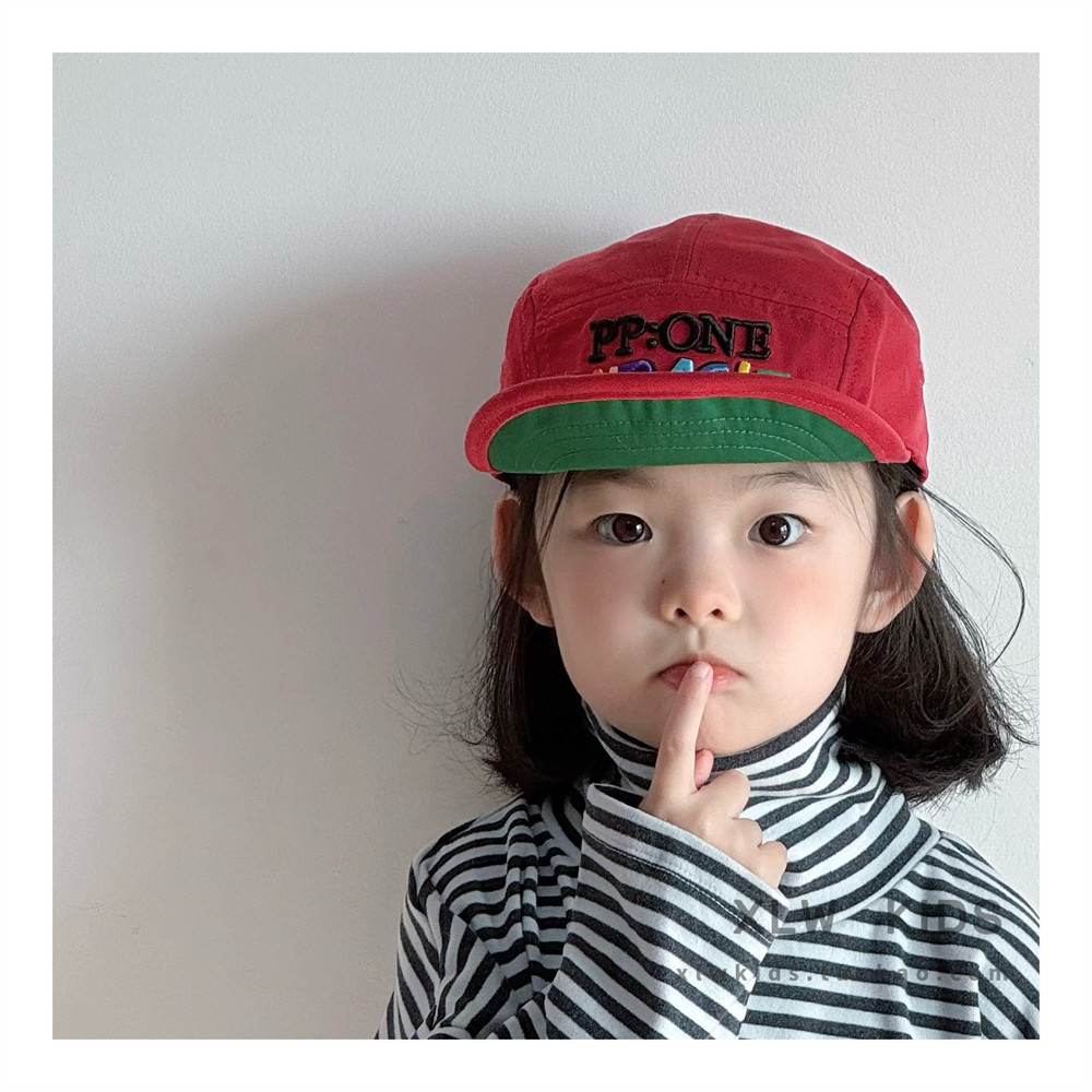 2026新款美式复古软沿儿童鸭舌帽春夏男童防晒帽女童宝宝鸭舌帽潮