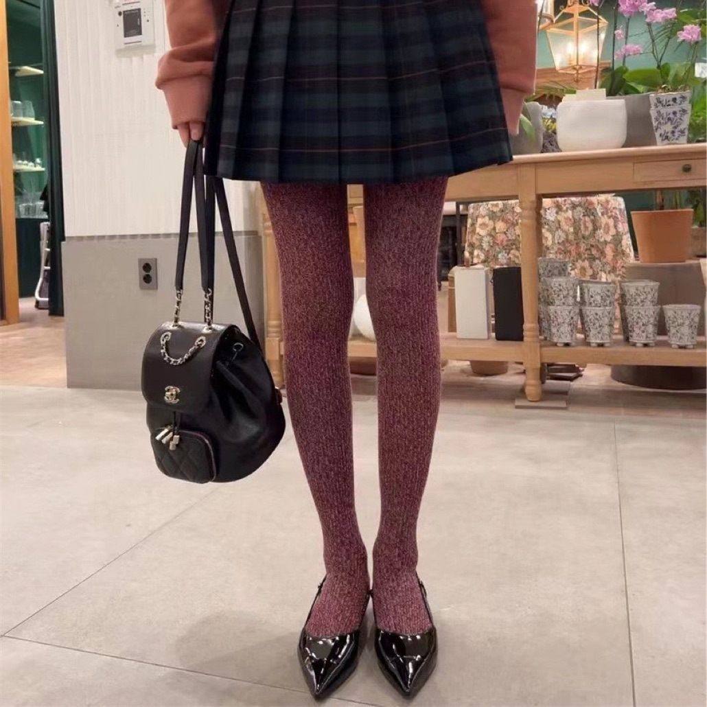 秋冬保暖细条羊毛连裤袜女针织混纺显瘦打底裤ins竖条纹酒红袜裤,女士内衣/男士内衣/家居服,连裤袜/打底袜,淘宝优惠券,粉丝福利购,淘宝优惠卷