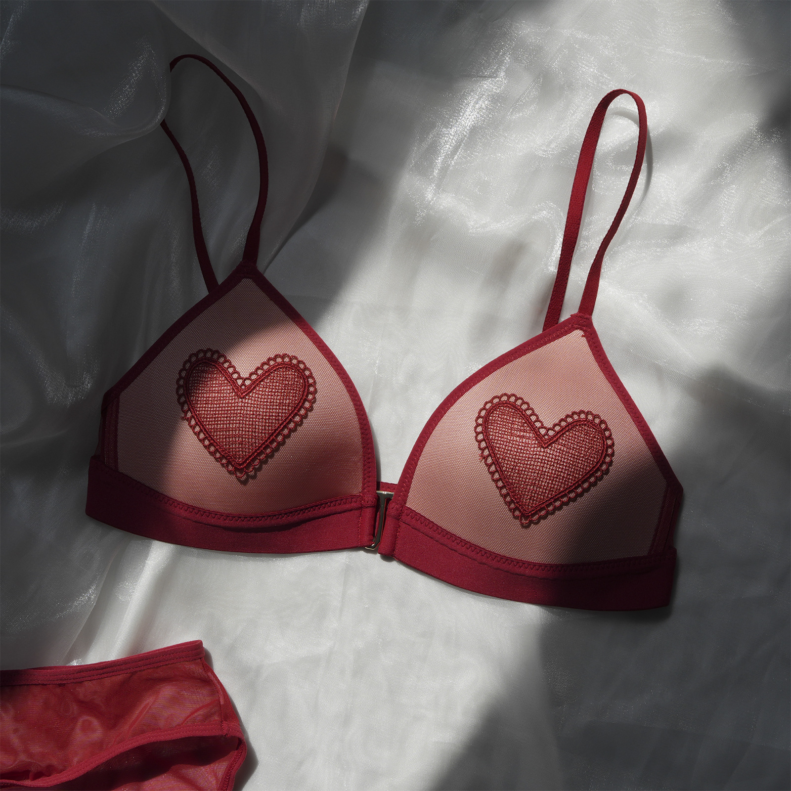 法式小胸聚拢内衣文胸薄款