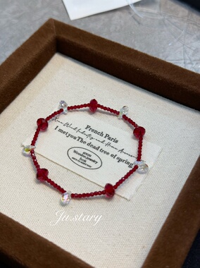 原创施华洛幸运红绳设计款小众超显白送礼首选