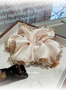 FAFA原创施华洛【鎏金】日本醋酸满钻大肠圈