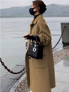 双面羊绒大衣女赫本风中长款2026年新款高级感羊毛呢子外套秋冬季