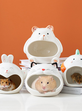 陶瓷降温宠物窝收纳储物装饰摆件