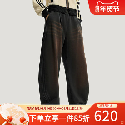 阿迪达斯三叶草女款宽松运动裤