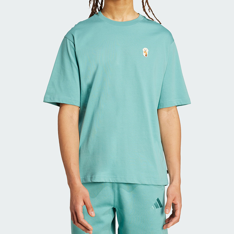 阿迪达斯男装休闲运动短袖