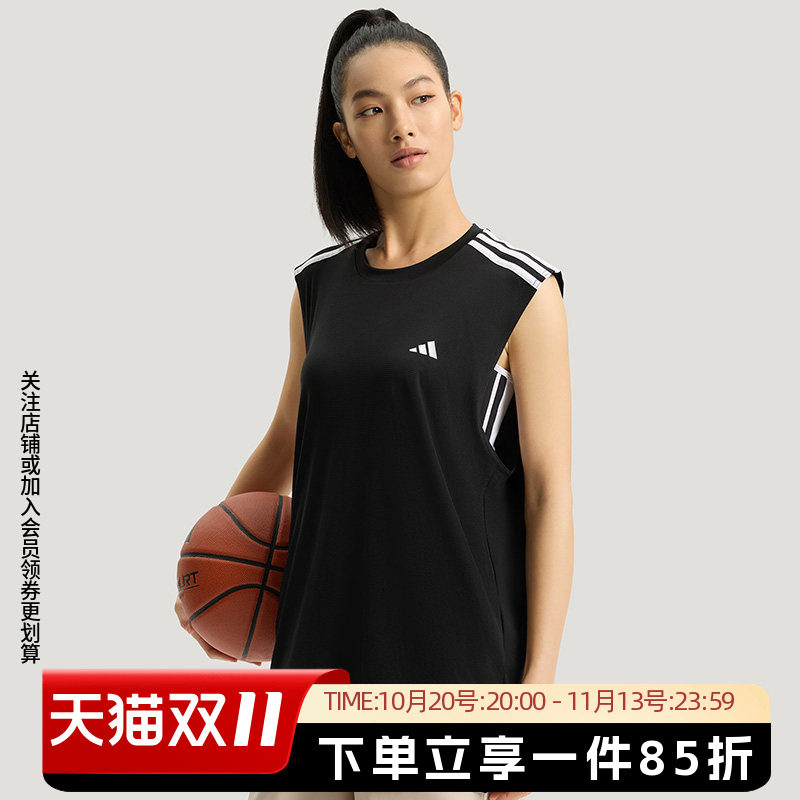 阿迪达斯男装女装夏季新款BB ALWRLD TANK快干篮球运动背心KE5906