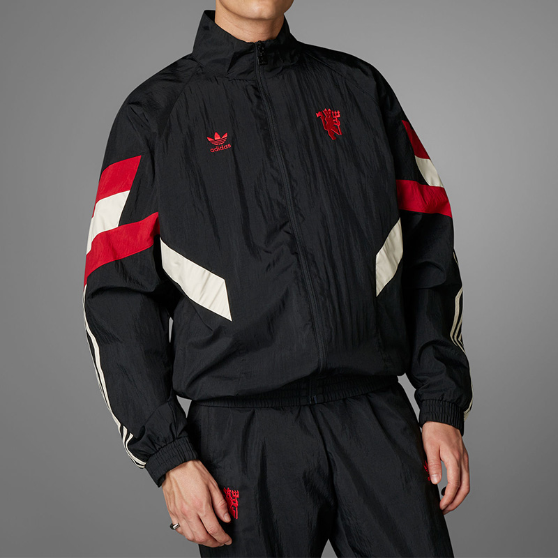 阿迪达斯三叶草男款休闲宽松夹克
