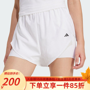 WTR 新款 D4T 2IN1SH 阿迪达斯女裤 二合一运动健身短裤 2025秋季