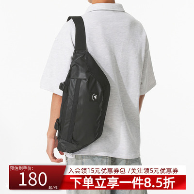 阿迪达斯情侣款运动腰包