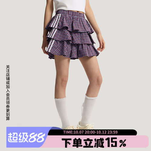 阿迪达斯三叶草女款运动短裙