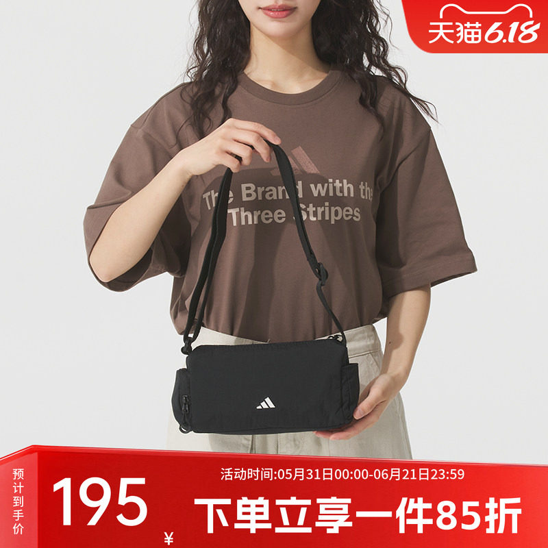 阿迪达斯男包女包W XBODY BAG 休闲运动包健身斜挎包吐司包KE9959