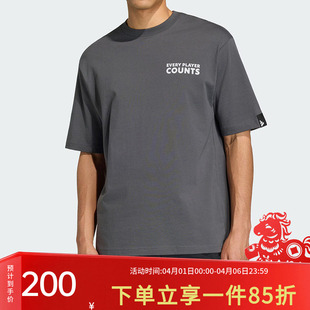 新款 2026夏季 男装 休闲宽松T恤KB4890 VERB BADGE 阿迪达斯短袖