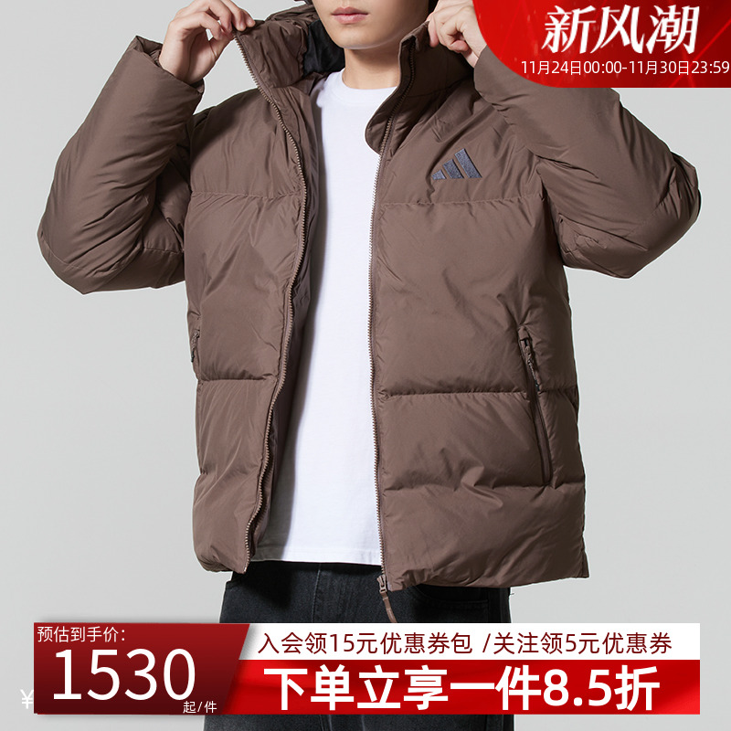 阿迪达斯男款保暖羽绒服