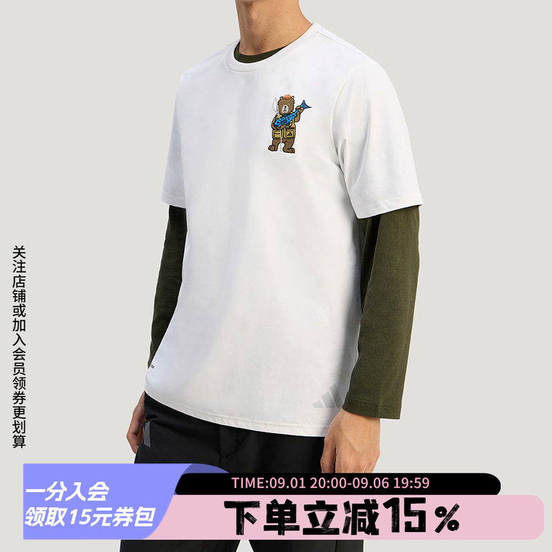 阿迪达斯短袖男装夏季新款X CC EMB GFX T 户外快干运动T恤KE3710