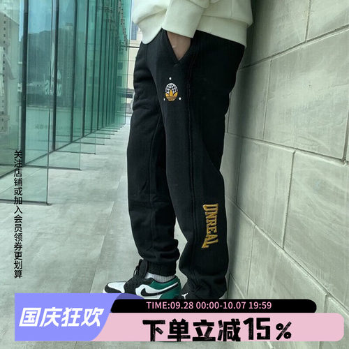 阿迪达斯跑步束脚健身刺绣男裤