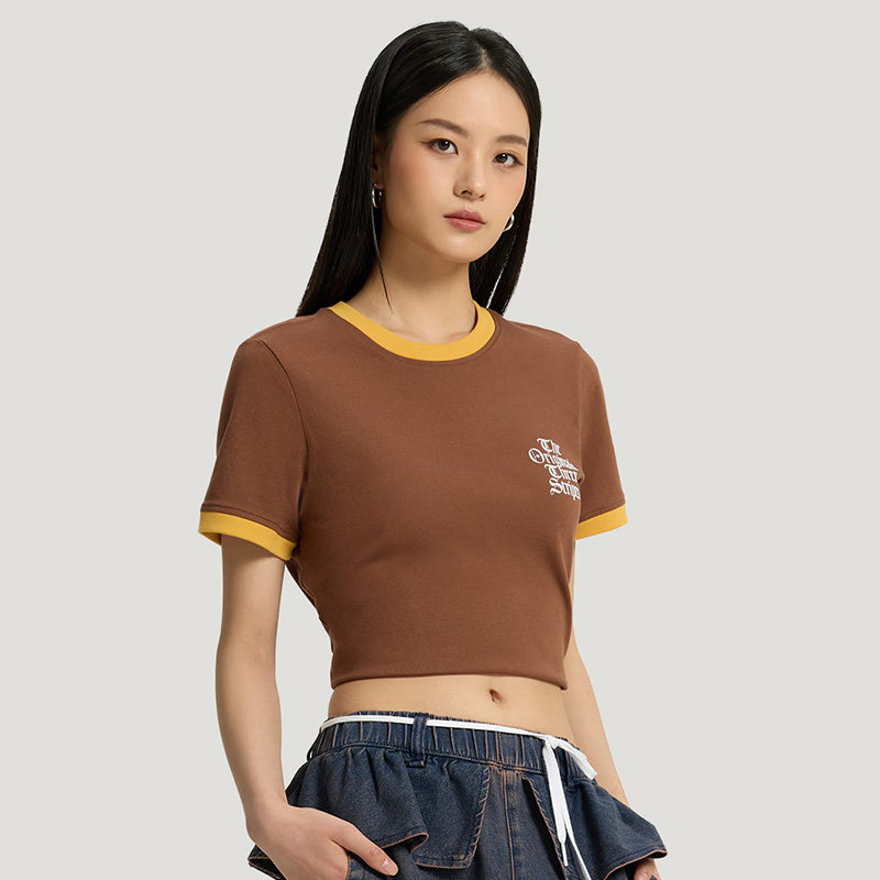 阿迪达斯三叶草女装2026夏季新款OG W TEE SS 2运动短袖T恤KT3061 - 实物图