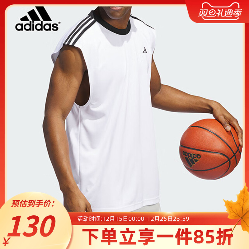 阿迪达斯无袖男装背心T恤