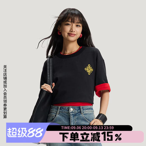阿迪达斯情侣款宽松短袖