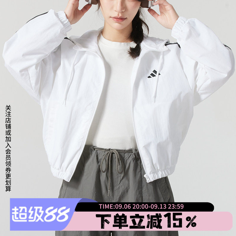 阿迪达斯2025春季新款女装夹克图片