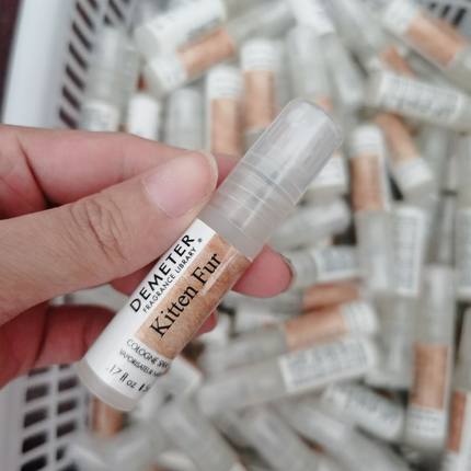 3支包邮 Demeter帝门特小奶猫婴儿爽身粉新生儿女士淡香水5ml正品