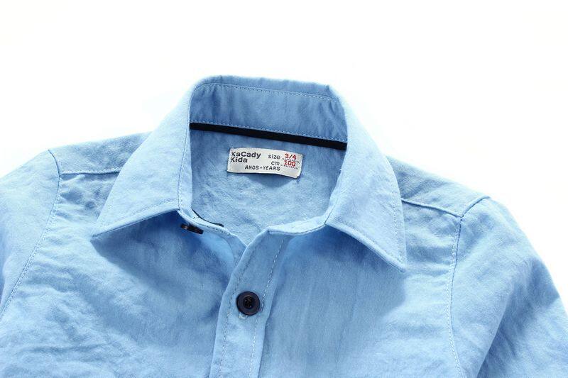 Chemise garcon à manche longue - Ref 2072742 Image 4