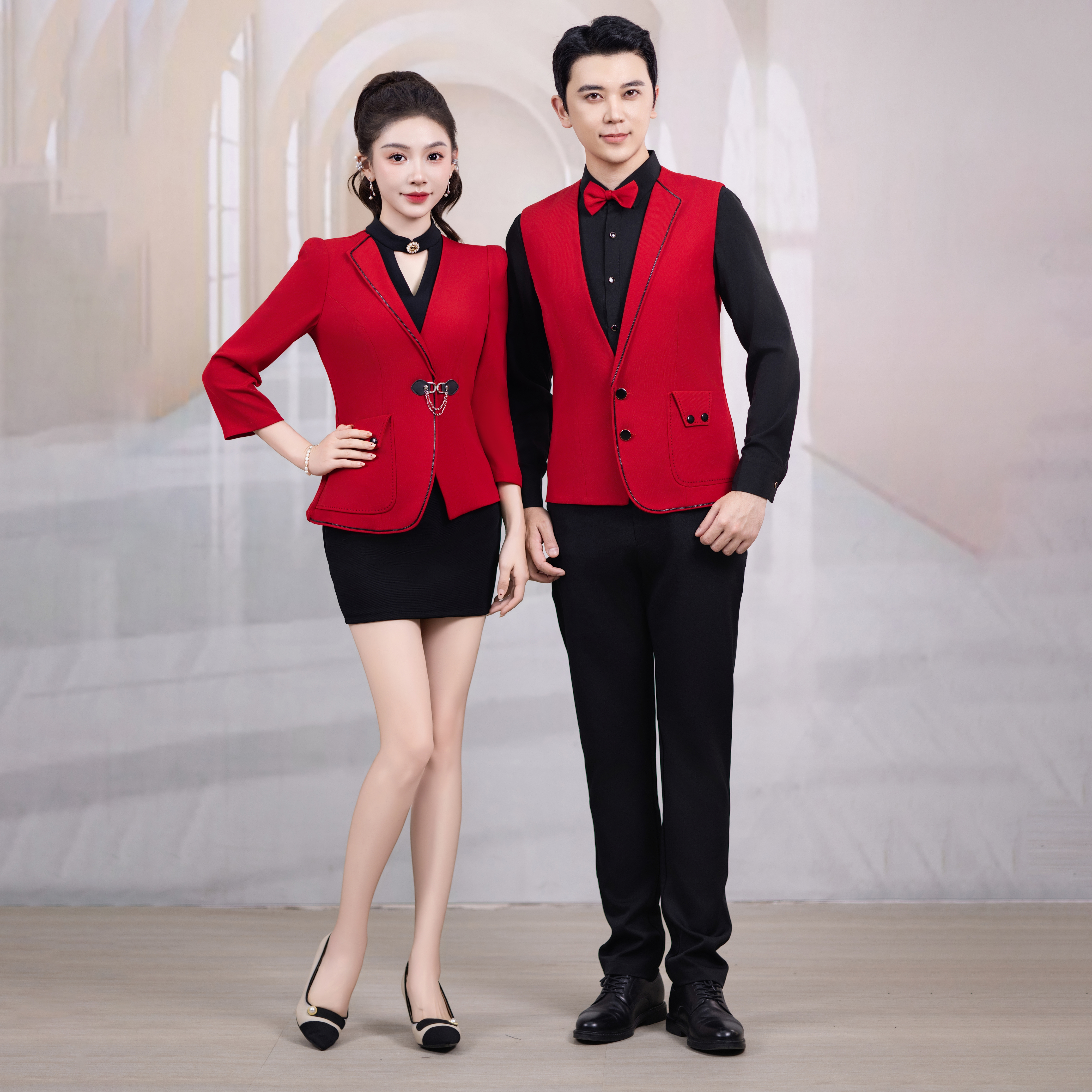 ktvdj公主少爷服务员工作服套装