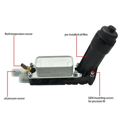 适用于11-13道奇克莱斯勒3.6L发动机机油冷却器过滤器壳5184294AE
