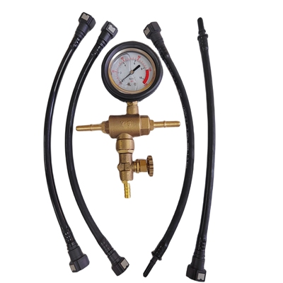 电喷踏板车摩托车汽油泵压力表喷射油压表汽修检测仪燃油压力表