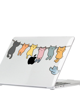 适用苹果笔记本电脑保护套可爱图案macbookpro14寸保护壳macpro14寸macair电脑壳m3/m4外壳macpro壳