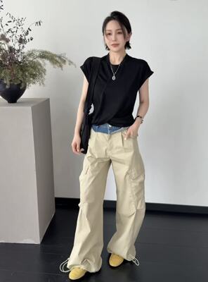 2026欧诗尚3931夏季新款圆领短袖T恤韩版宽松显瘦百搭上衣T恤女