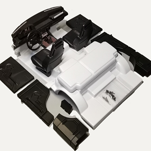 JCKMOD 313/324轴距仿真攀爬硬壳陆虎发现车壳专用内饰SCX10 TRX4