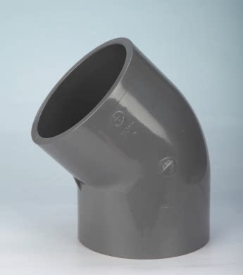 UPVC45度弯头 PVC给水弯头/化工弯头 PVC管件45度弯头20-250