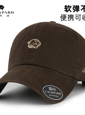 lackpard帽子男大头围深顶棒球帽四季软顶显脸小宽帽檐鸭舌帽女