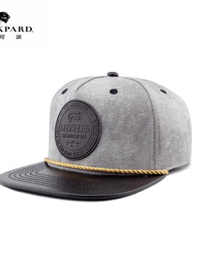 lackpard帽子男秋冬棒球帽平沿嘻哈帽大头围滑板帽潮牌鸭舌帽板帽