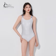 连体泳衣女2025新款爆款初学者游泳馆专用游泳衣成人速干竞速泳装